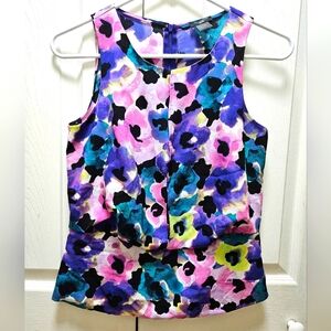 Ann Taylor Colorful Top Size 00P